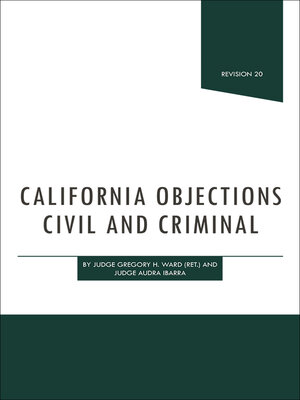 cover image of California Objections